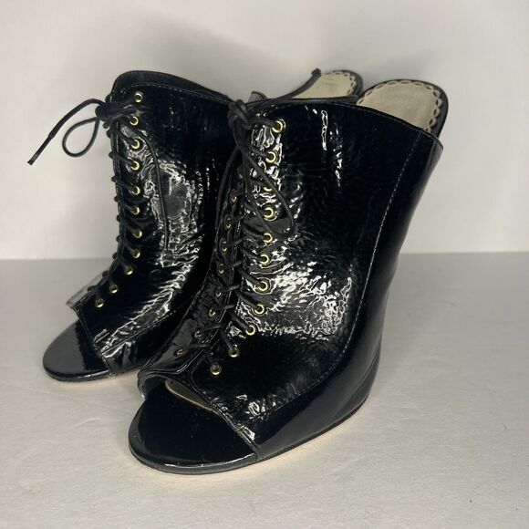 Bebe St. Tropez Mule In Black TP094 Size 8 - Picture 1 of 7